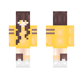 Yellow Sweater ♡ - Female Minecraft Skins - image 2