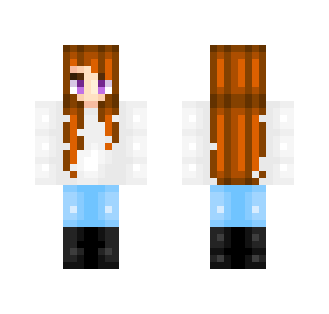 such a normal outfit. - Female Minecraft Skins - image 2