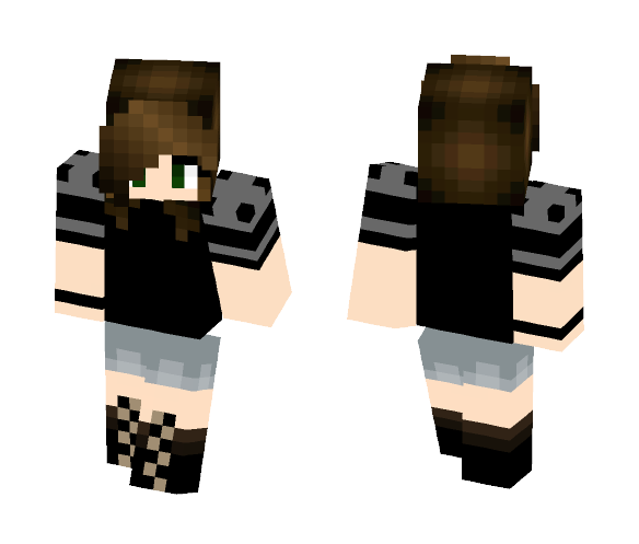 Me Wearing a Black Shirt. - Female Minecraft Skins - image 1