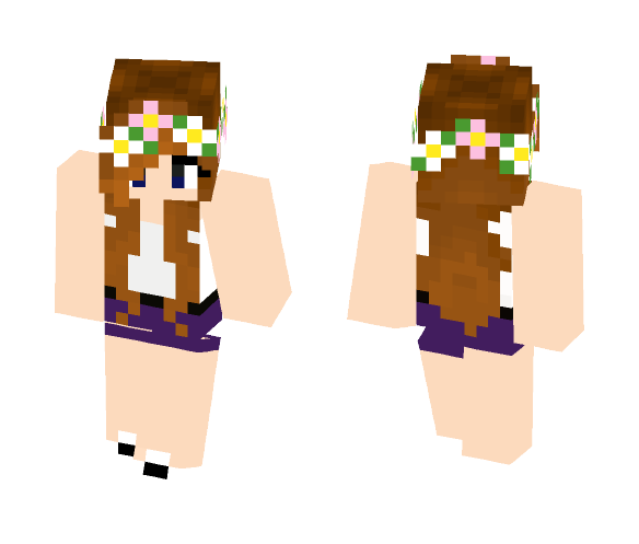 Download Free Summer girl Skin for Minecraft image 1 Summer girl - Girl Minecraft Skins - image 1