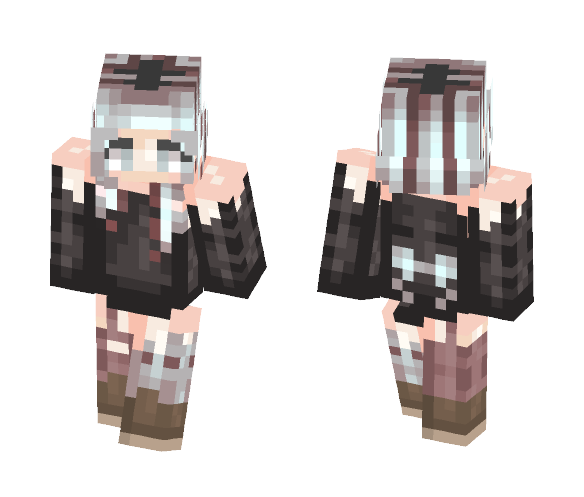 11, 12, I Pull Off Black So Well - Female Minecraft Skins - image 1