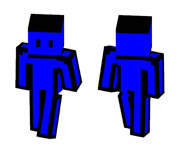 Blue Robot - Male Minecraft Skins - image 1