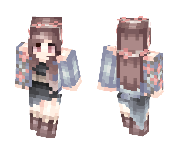 Hospital Flowers // Garden Party - Female Minecraft Skins - image 1