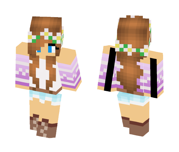 Download Free HawaiiJay_'s April Skin 2016 Skin for Minecraft image 1 HawaiiJay_'s April Skin 2016 - Female Minecraft Skins - image 1