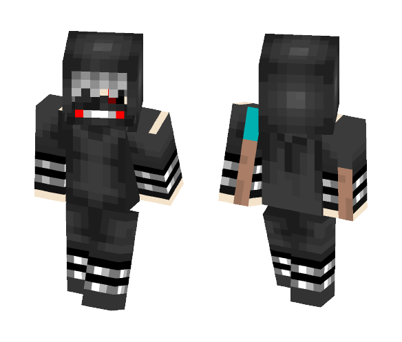Kaneki Ken(Disposable Hoodie) - Male Minecraft Skins - image 1