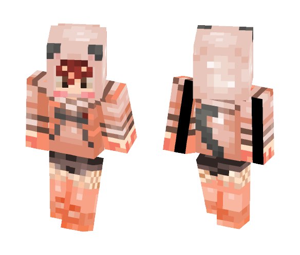 Download Free Neko School Girl by Sushi Koji Skin for Minecraft image 1 Neko School Girl by Sushi Koji - Girl Minecraft Skins - image 1
