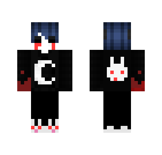 Creepy Person With Blood - Other Minecraft Skins - image 2