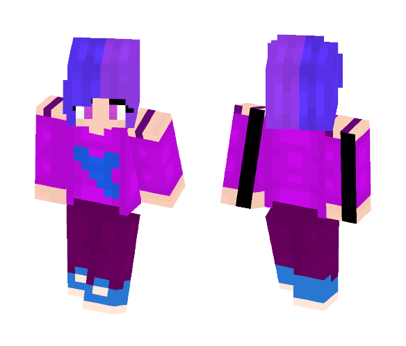 Download Free Dupstep Girl Skin for Minecraft image 1 Dupstep Girl - Girl Minecraft Skins - image 1
