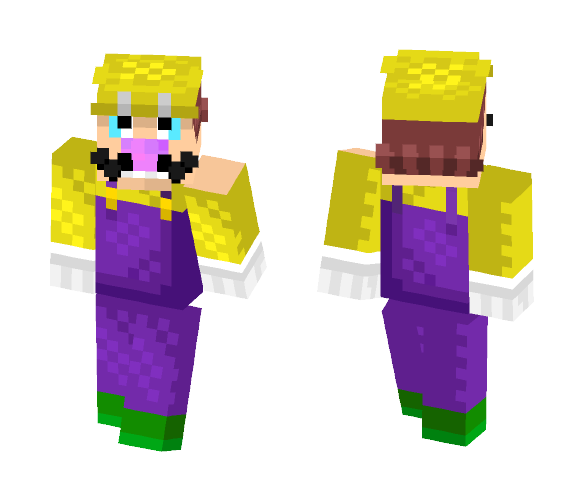 Wario Skin - Male Minecraft Skins - image 1