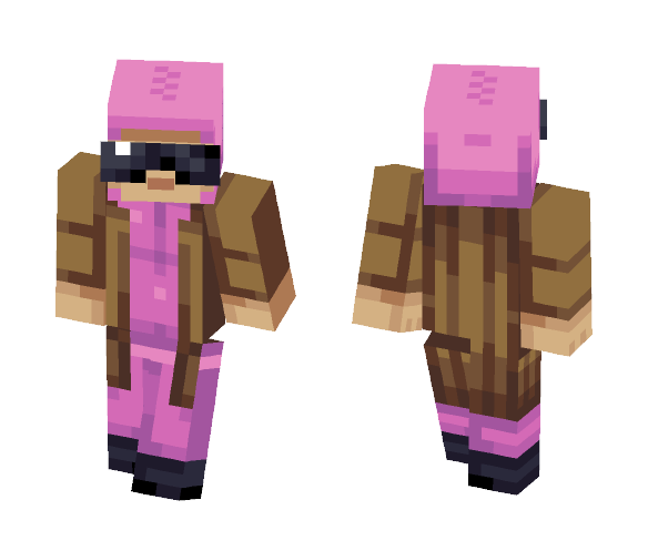 Download Free Pink Season Skin for Minecraft image 1 Pink Season - Male Minecraft Skins - image 1