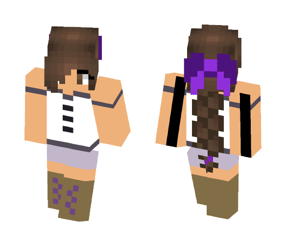 Download Free My Roleplay Skin (out of school) Skin for Minecraft image 1 My Roleplay Skin (out of school) - Female Minecraft Skins - image 1