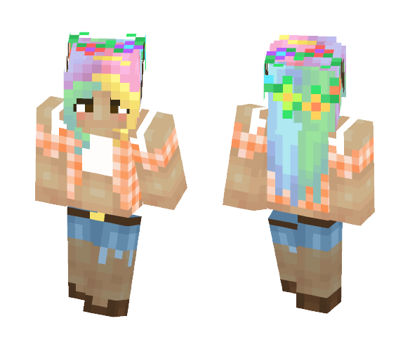 Kaleidow in summer - Female Minecraft Skins - image 1