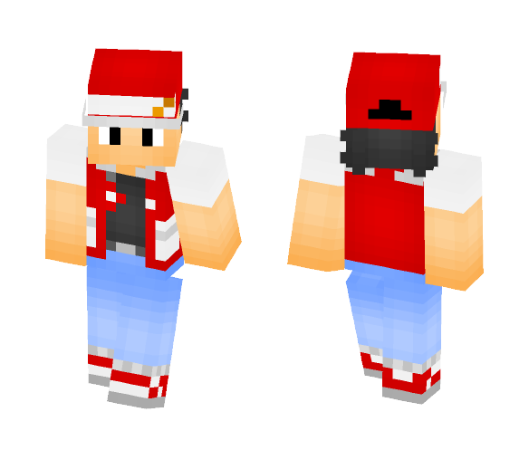 Red from Pokemon (R/B/Y) - Male Minecraft Skins - image 1