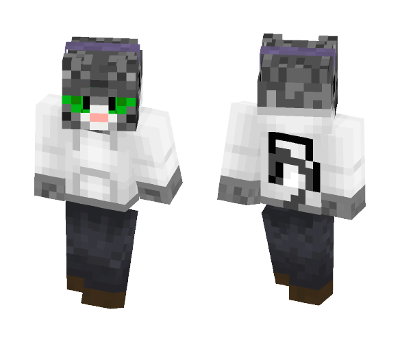 casual cat - Cat Minecraft Skins - image 1