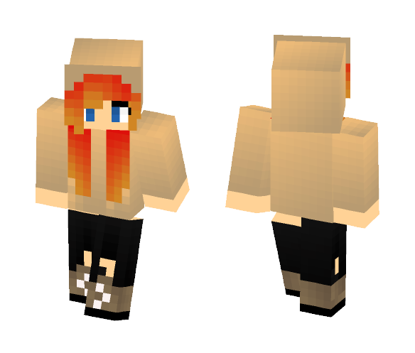 Fire girl - Girl Minecraft Skins - image 1