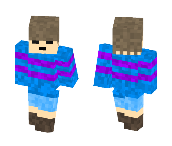 Frisk }|{Undertale}|{ - Interchangeable Minecraft Skins - image 1