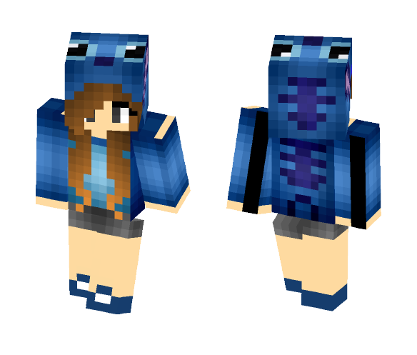 Stich Hoodie - Female Minecraft Skins - image 1