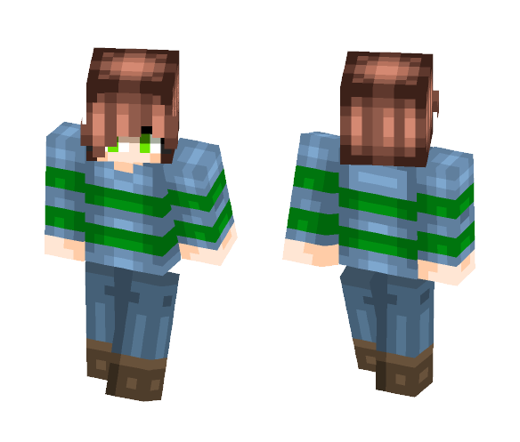 Pheonixtale Frisk - Interchangeable Minecraft Skins - image 1