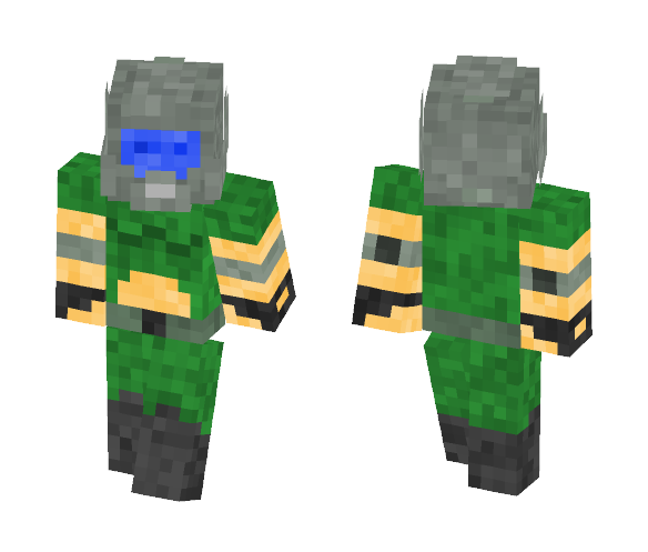 DoomGuy - Male Minecraft Skins - image 1