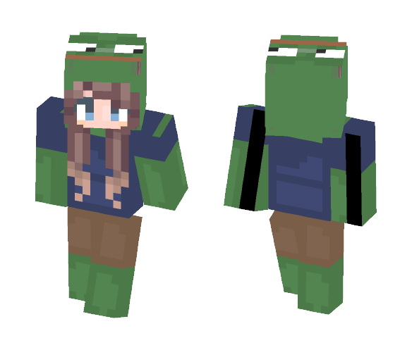 Download Free {Pepe onesie Girl} Skin for Minecraft image 1 {Pepe onesie Girl} - Female Minecraft Skins - image 1