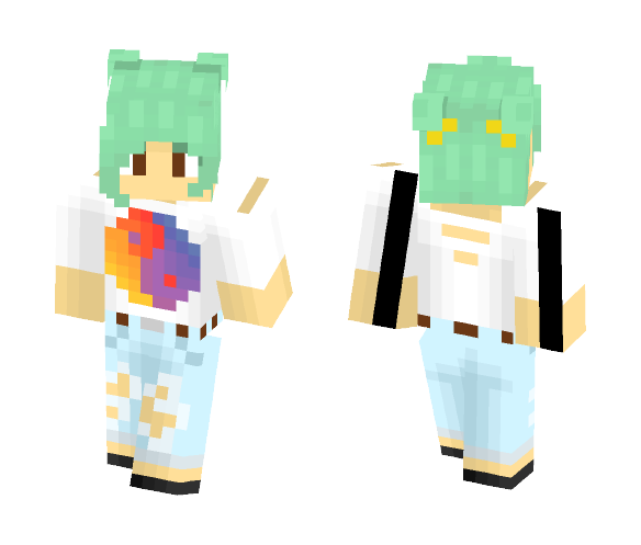 Peace. Love. Human. - Female Minecraft Skins - image 1