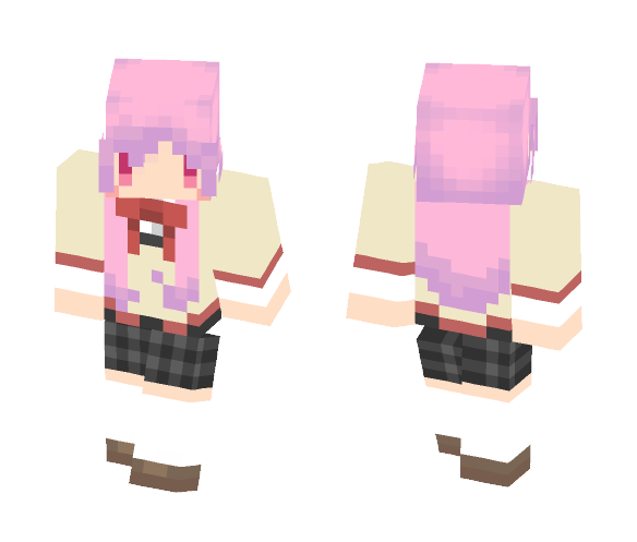 Download Free ~ Kawaii School Girl ~ Skin for Minecraft image 1 ~ Kawaii School Girl ~ - Girl Minecraft Skins - image 1