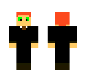man in black