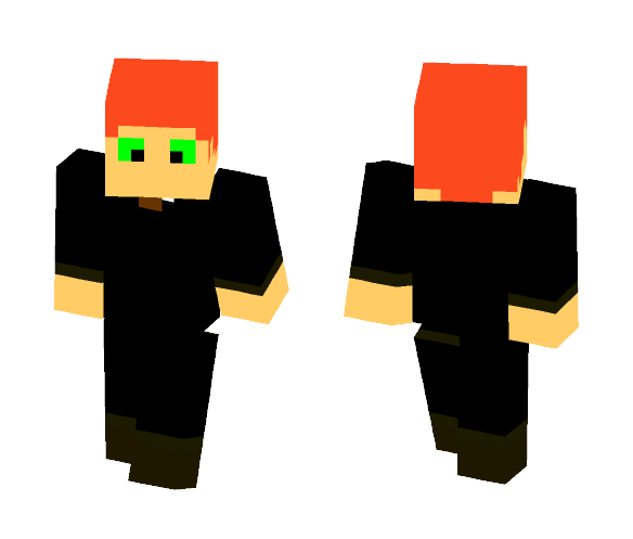 man in black - Male Minecraft Skins - image 1