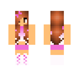 Cute Crop Top Girl - Cute Girls Minecraft Skins - image 2