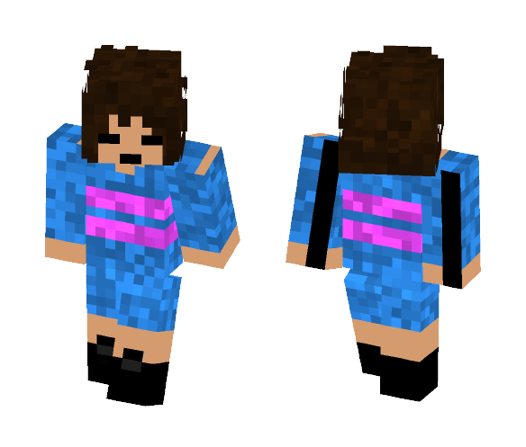 Frisk - Female Minecraft Skins - image 1