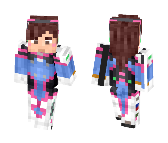 Overwatch - D.va - Male Minecraft Skins - image 1