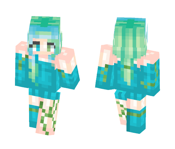 Download Free From the Bottom of the Ocean Skin for Minecraft image 1 From the Bottom of the Ocean - Female Minecraft Skins - image 1