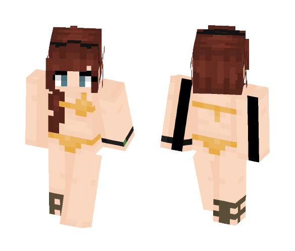 Download Free - Walkin with our game on - Skin for Minecraft image 1 - Walkin with our game on - - Female Minecraft Skins - image 1