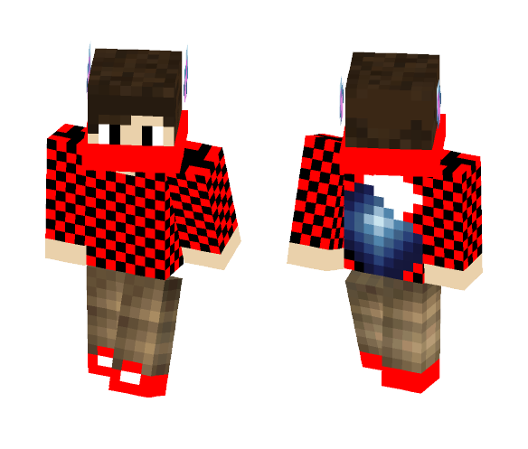 Space Fox Boy - Boy Minecraft Skins - image 1