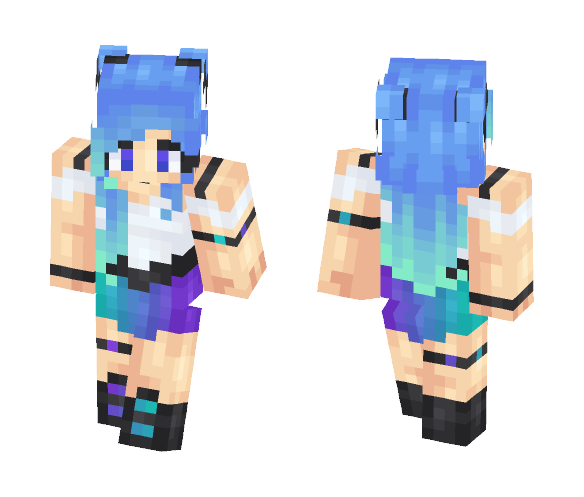 Download Free ♦ℜivanna16♦ Sea and Stars Skin for Minecraft image 1 ♦ℜivanna16♦ Sea and Stars - Female Minecraft Skins - image 1