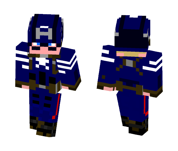 Captain America-Winter Soldier - Comics Minecraft Skins - image 1