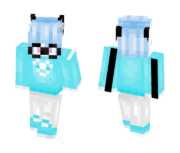 The rabbit head 2 - Interchangeable Minecraft Skins - image 1