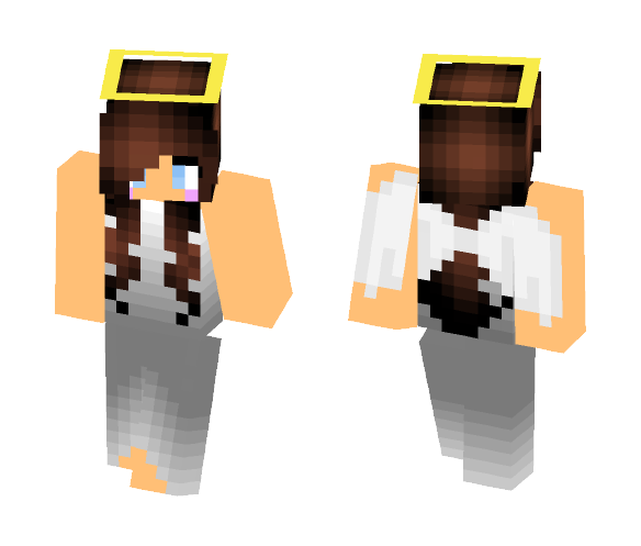 Download Free Adorable Angel Girl Skin for Minecraft image 1 Adorable Angel Girl - Girl Minecraft Skins - image 1