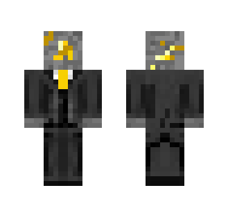 Gold Ore in Suit - Male Minecraft Skins - image 2