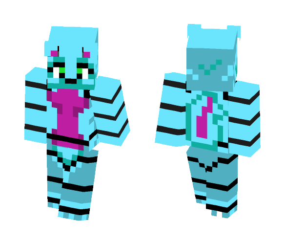Abra The Wolf REMASTERED - Female Minecraft Skins - image 1