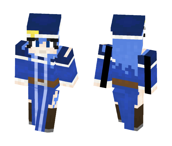Download Free Juvia Lockser Skin for Minecraft image 1 Juvia Lockser - Female Minecraft Skins - image 1