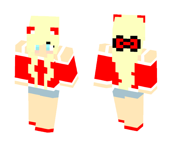 Download Free Red Girl Skin Skin for Minecraft image 1 Red Girl Skin - Girl Minecraft Skins - image 1