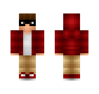 Boy With Glasses & Red Hoodie