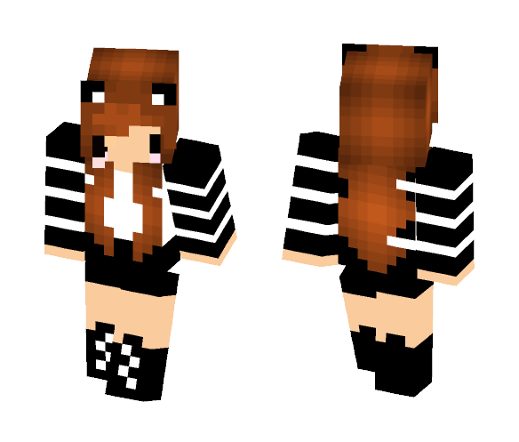 Download Free Chibi Girl Skin for Minecraft image 1 Chibi Girl - Girl Minecraft Skins - image 1