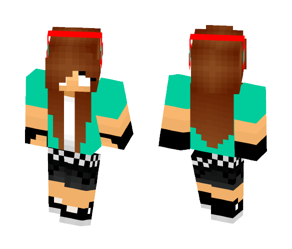 Female Herobrine - Herobrine Minecraft Skins - image 1