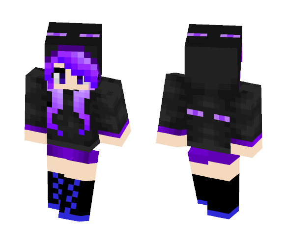 Ender Girl - Girl Minecraft Skins - image 1