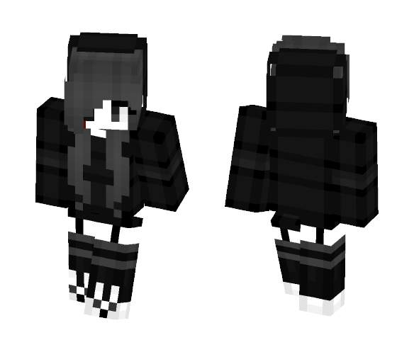 ~Dark Goth - Girl Skin~ ●ɷ● - Girl Minecraft Skins - image 1