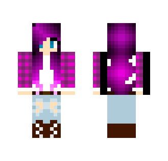 Casual Purpur Girl