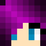 Download Free Casual Purpur Girl Skin for Minecraft image 3 Casual Purpur Girl - Girl Minecraft Skins - image 3