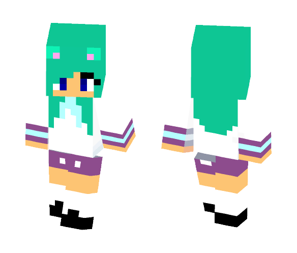 school cat galll - Cat Minecraft Skins - image 1